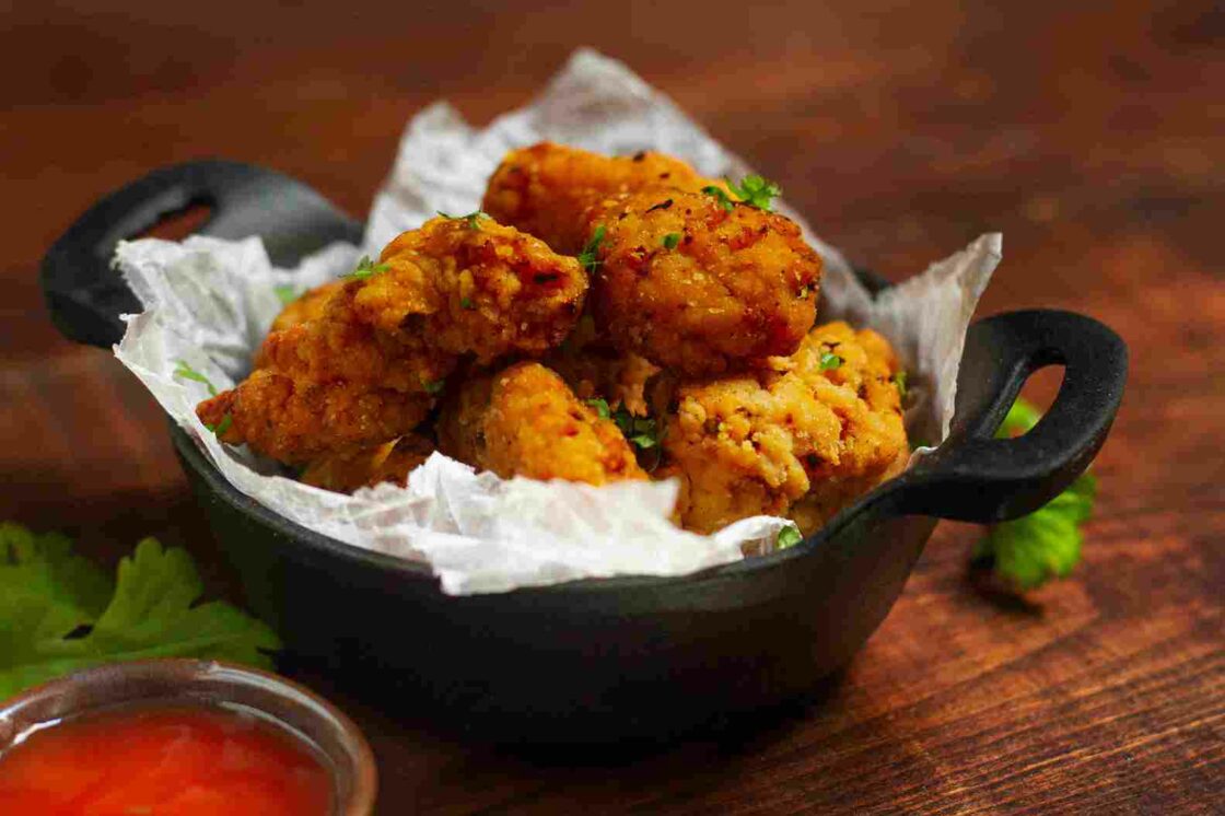 Korean fried chicken with soy sauce