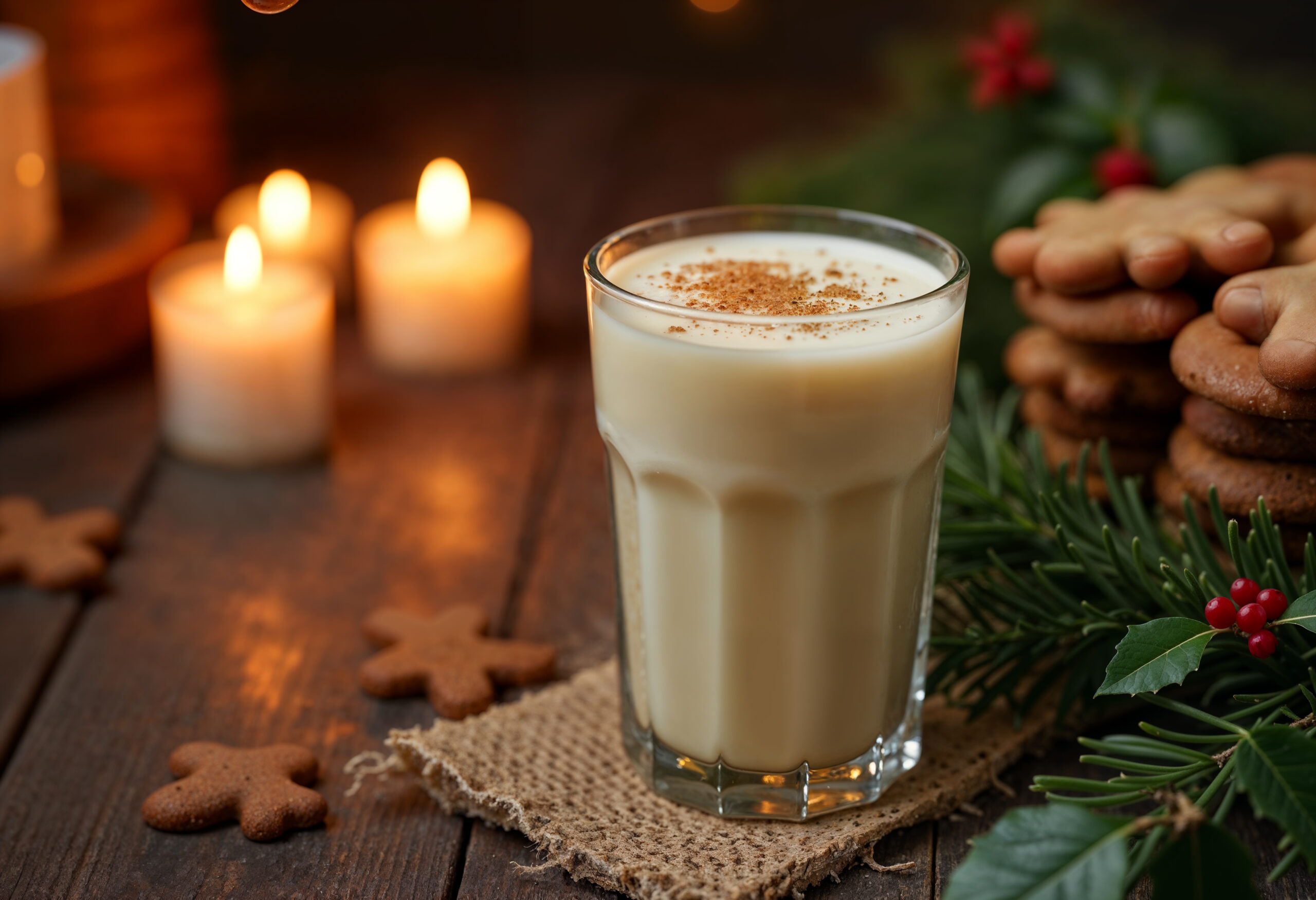 Eggnog with raw eggs